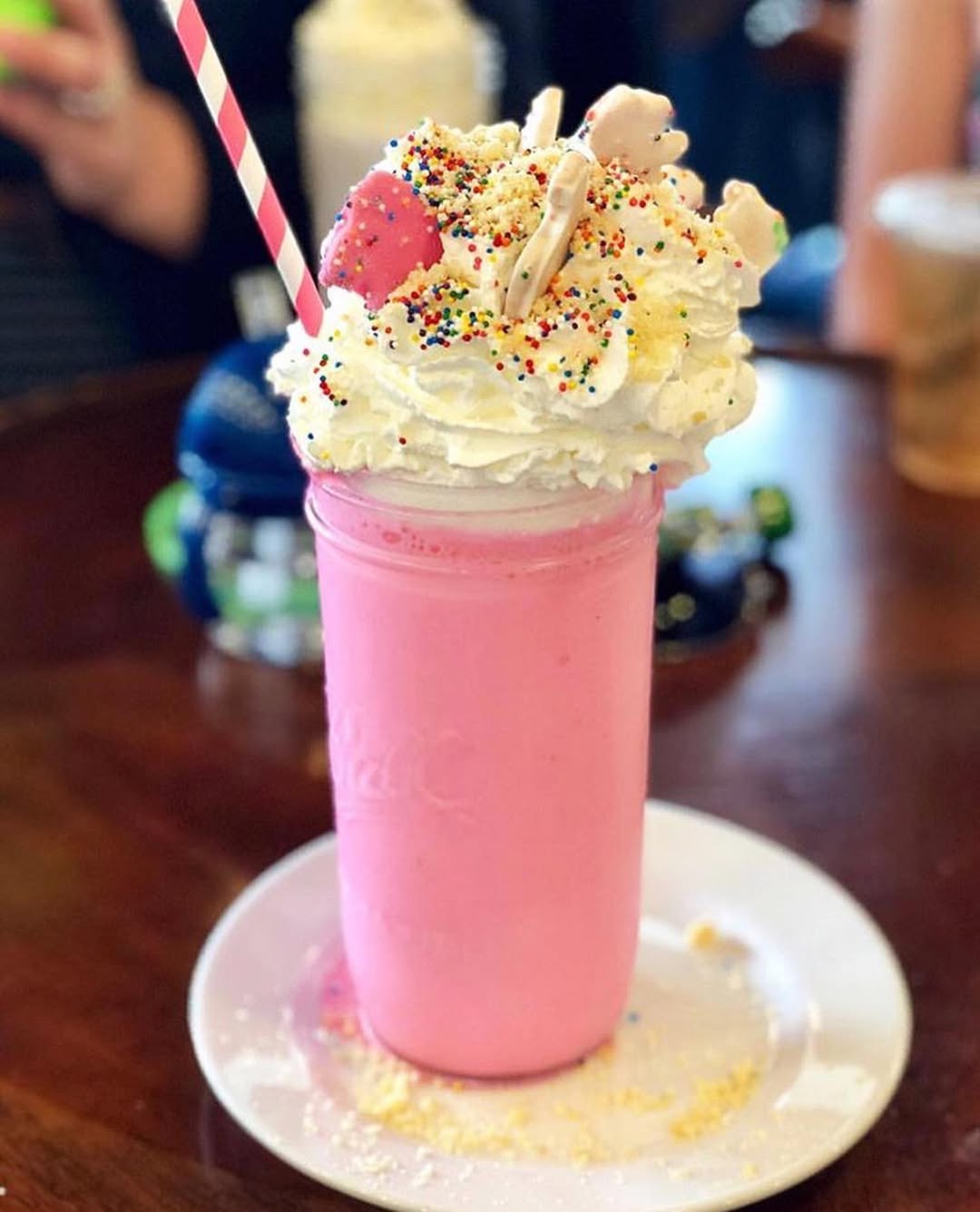 Candy Cane Milkshakes
