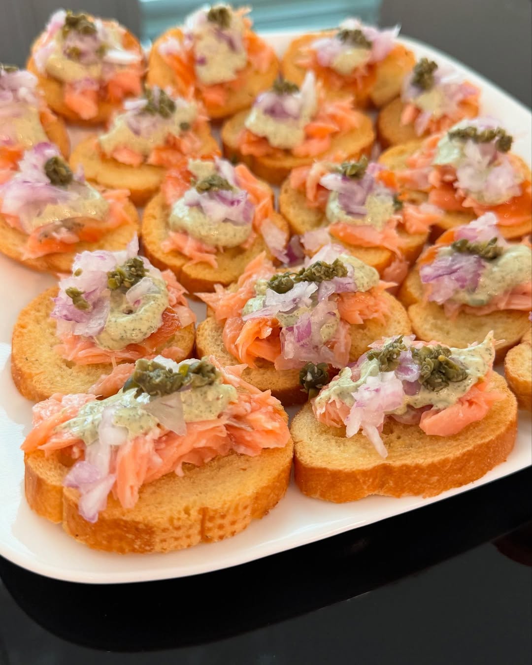 Smoked Salmon Crostini