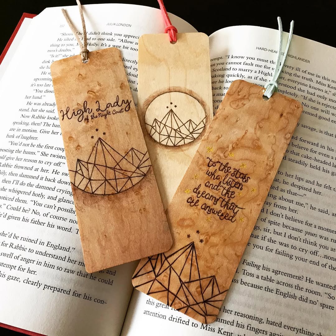 Wooden Bookmarks