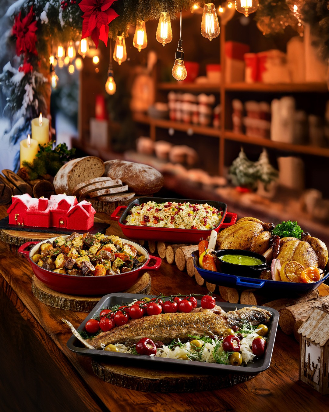 Christmas brunch buffet