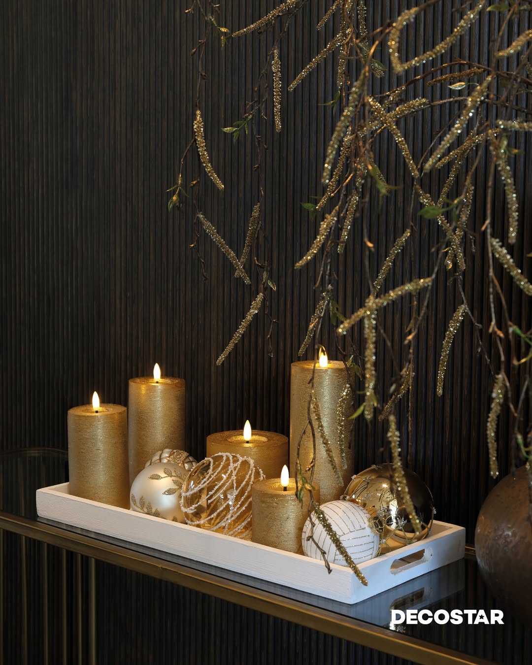 Elegant glass lanterns