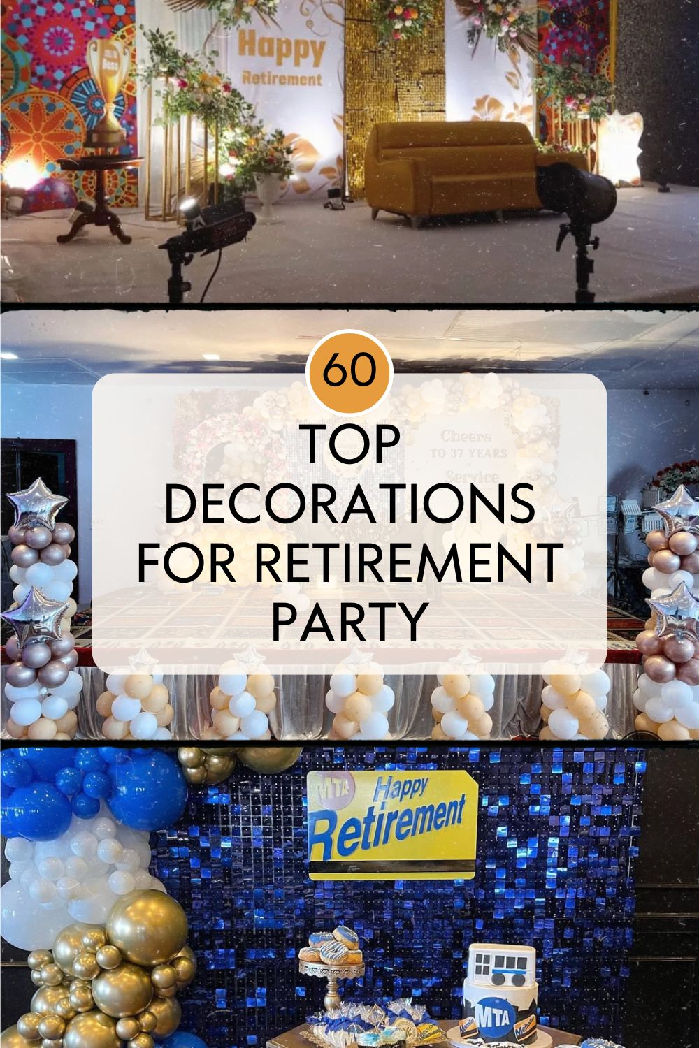 Decorations For Retirement Party